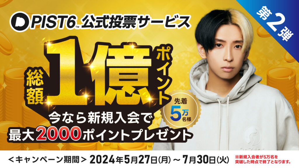 【puni】様　トップス　新pkん　F フォロー割-200円 お知らせ｜PIST6公式投票サービス