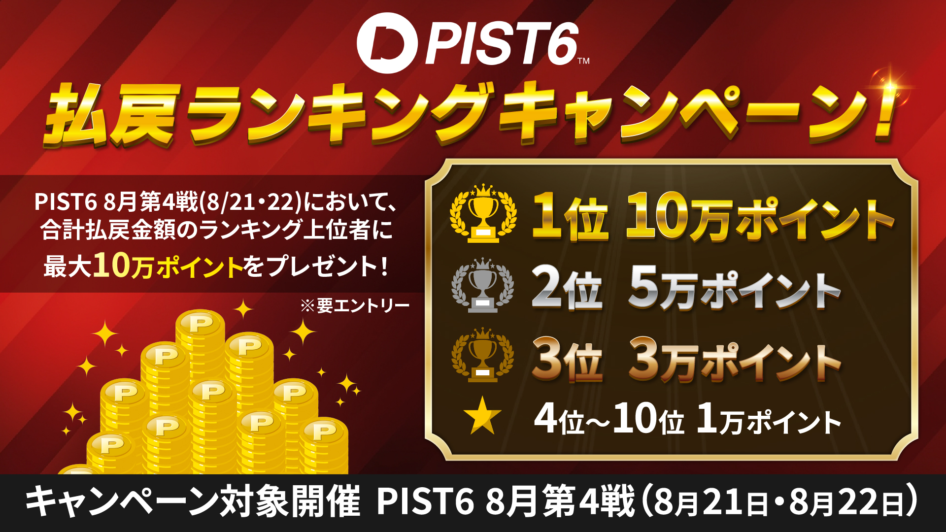 お知らせ｜PIST6公式投票サービス